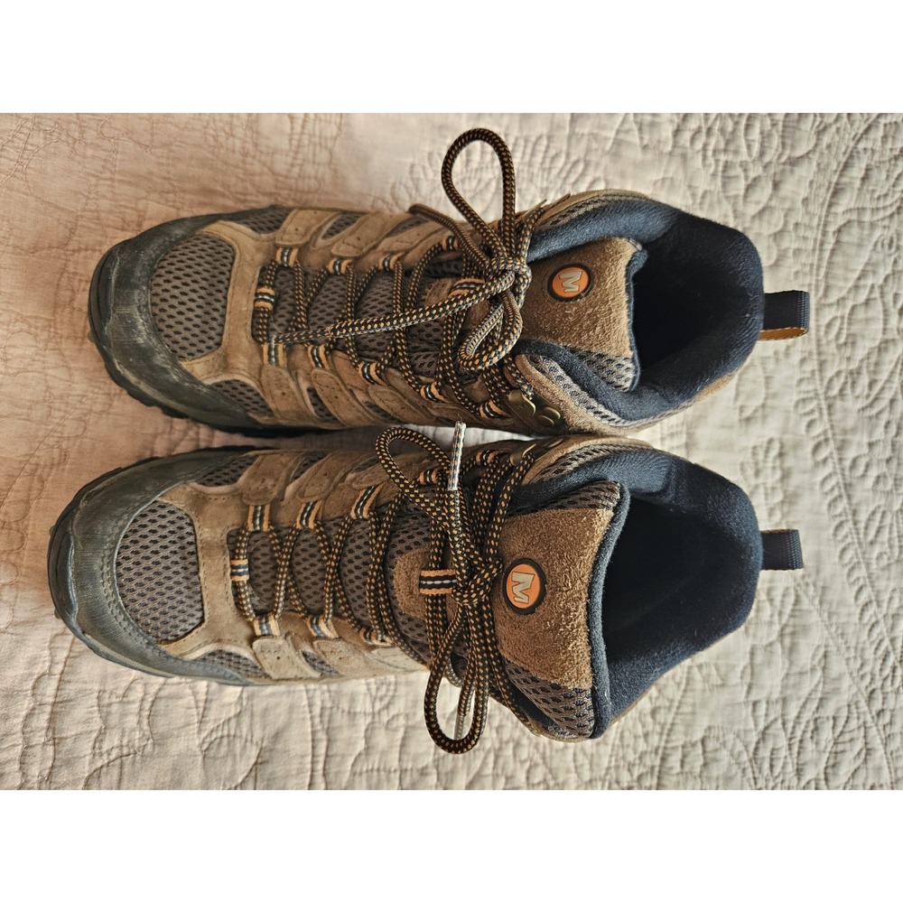 Merrell Men's Moab 2 Mid Waterproof Hiking Boot Vibram, Earth (J06051), 8.5 M - Picture 6 of 10